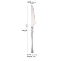 Ensemble de couverts classiques en acier inoxydable 304, 4 pièces, couteau, fourchette, cuillère, cuillère à café, boîte cadeau incluse, passe au lave-vaisselle, pour les mariages