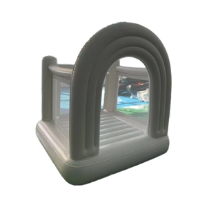 Castillo Inflable Silencioso Sin Cables, Castillo Brincolín Blanco para Niños, Enviado en Bolsa de Transporte - Product Image 1