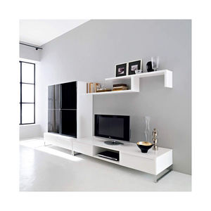 Mueble de TV Estilo europeo Mueble de TV nórdico Armario Sala de estar Mueble de TV estándar de madera de alta calidad - Product Image 2