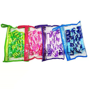 Corde à sauter en PVC avec perles pour exercices de Fitness, segmentée, pour enfants et adultes, colorée, souple et perlée - Product Image 6