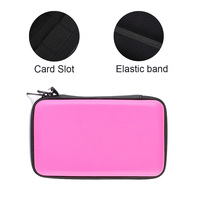 Étui EVA de transport à glissière coloré de bonne qualité compatible avec Nintendo 3DS / NDS Lite 1000 - 4999 pièces