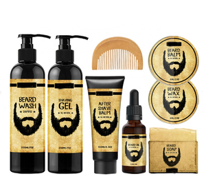 Kit d'huile, <span class=keywords><strong>baume</strong></span> et shampoing personnalisés pour hommes, après-tissage, tenue de soin de la peau, pour barbe, 50 pièces - Product Image 1