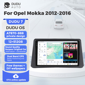 DUDUAUTO per Opel <span class=keywords><strong>Mokka</strong></span> 2012-2016, Sistema Multimediale Android Modificato con Navigazione Bluetooth, Car-play e Schermo Retrovisore - Product Image 2