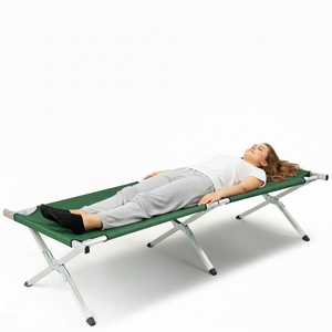 Vendita calda esterna pieghevole struttura in metallo impermeabile <span class=keywords><strong>da</strong></span> viaggio leggero leggero portatile per dormire campeggio <span class=keywords><strong>campo</strong></span> lettino letto - Product Image 3