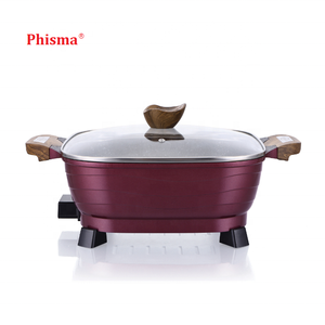 Phisma Venta caliente 220V 1500W antiadherente 6.2l Fondue <span class=keywords><strong>Crock</strong></span> 2-6 personas <span class=keywords><strong>olla</strong></span> caliente China eléctrica para la venta - Product Image 4