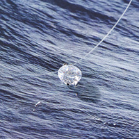 Collier pendentif tendance européen en argent sterling avec zircone cubique, fil de pêche invisible, argent 925, collier en zircon diamant