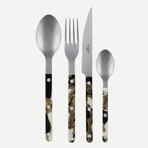 Ensemble de couverts en acier inoxydable miroir de marque ACME, design moderne, écologique, pour la vaisselle, la cuisine, l'hôtellerie - Product Image 1