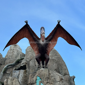 <span class=keywords><strong>Parco</strong></span> <span class=keywords><strong>divertimenti</strong></span> Animatronic pterodattilo mosca dinosauro a grandezza naturale <span class=keywords><strong>con</strong></span> le ali per la vendita - Product Image 2