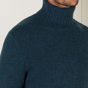 Maglione da <span class=keywords><strong>uomo</strong></span> in <span class=keywords><strong>cotone</strong></span> Cashmere a collo alto comodo e morbido Pullover per la maglieria invernale alla moda a collo alto - Product Image 3