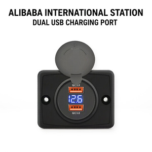 Cargador USB C sin Perforación, PD 30W, Montaje Superficial, Doble Puerto, 12V-24V, para <span class=keywords><strong>Uber</strong></span>, Lyft, Taxi, Rideshare, Auto, Camioneta, Carga Rápida, OEM - Product Image 2