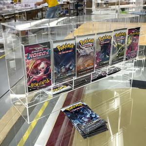Dispensador de Cartas Apilables de Vidrio Antioxidante Personalizado, con 6 Ranuras, para Exhibición de Cartas Coleccionables TCG - Product Image 2