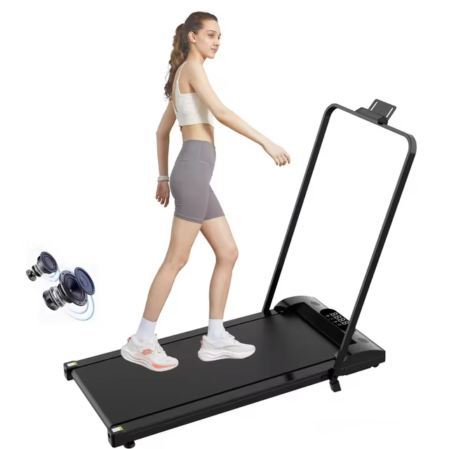 Space Saving Design Small Under Desk Fitness Treadmill Mat Machine Commercial Electric Folding Walking Pad