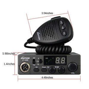 <span class=keywords><strong>Luiton</strong></span> LT-298, AM FM chuyển đổi 27MHz CB đài phát thanh cơ sở trạm 4 Wát xe bên ngoài loa Jack Transmitter Receiver đài phát thanh di động - Product Image 4