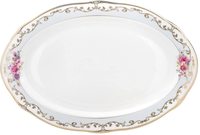 Service de table en porcelaine fine de 57 pièces avec motif doré, compatible lave-vaisselle, pour 8 personnes
