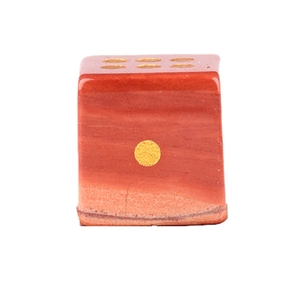 High Quality 16MM Square Dice Game Charms Accessories Natural <strong>Red</strong> jasper <strong>Stone</strong> Made - Product Image 1