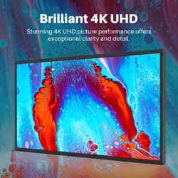 ทีวี LCD สำหรับใช้งานกลางแจ้ง ขนาด 43 นิ้ว ความละเอียด UHD 4K ระบบปฏิบัติการ <span class=keywords><strong>Web</strong></span> <span class=keywords><strong>OS</strong></span> มาตรฐาน IP55 พร้อมลำโพงในตัว เหมาะสำหรับโรงแรมและรีสอร์ท - Product Image 4