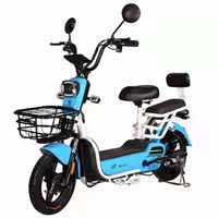 Baterai Asam Timbal 48V, Sepeda Kota Listrik, 21-percepatan, Jarak Tempuh 60km, Motor Hub Depan 250W, Tersedia.