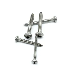 DIN 7981 Pan Head Pozi Drive Type Stainless Steel 304 316 Self Tapping head Screw