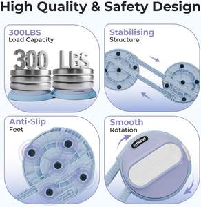 RS Twisting Board Ab Twister Board Waist Twister Machine con bandas de resistencia Disco de torsión de cintura para <span class=keywords><strong>ejercicio</strong></span> Core Ab - Product Image 3