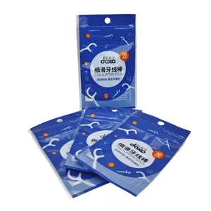 Customized Printed Teeth Clear Aligners Plastic Packaging Bags With 1 Side Transparent Reusable Zip Lock Retainers Flat Bags