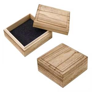 Best Quality Custom Logo <b>Wooden</b> Storage <b>Boxes</b> Professional Wholesale Various Styles Sizes for <b>Jewellery</b> Gift Packaging - Product Image 1