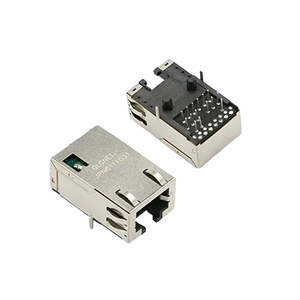 Công Nghiệp 10/100/1000Mbps Din-Rail SFP thu phát sợi quang RJ45 2.5 gam Base-T che chắn RJ-45 Modular Jack với LED ánh sáng - Product Image 2