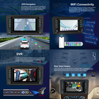 Podofo pour Mercedes-benz ML-Class W164/GL-Class X164 7 ''Android Car Radio Para Auto2 + 64 Wireless Carplay/Android Auto GPS/WiFi