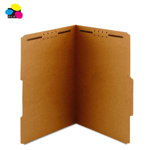 Carpeta con cierre Manila, 10% reciclada, ecológica, con guía de altura, reforzada, con pestaña de posicionamiento central derecha de corte 2/5, para oficina y escuela - Product Image 3