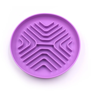 Tazón de silicona impermeable para perros con diseño de personaje de arroz beige, para alimentación lenta, anti-ahogo, para entrenamiento y golosinas. - Product Image 4