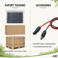 Panneau solaire monocristallin pliable 40W, 23% d'efficacité, chargeur solaire portable avec sortie MC4 pour camping, randonnée, station d'alimentation