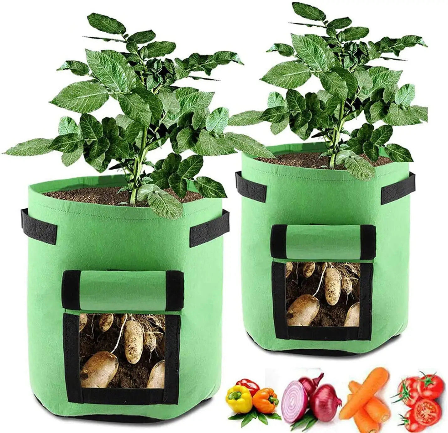 Горячая Распродажа, садовый инструмент, зеленые пакеты для выращивания картофеля для дома