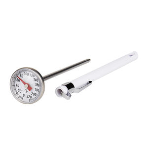1 дюймовый карманный термометр с циферблатом для мгновенного считывания, Лучший термометр из нержавеющей стали для приготовления кофе, еды - Product Image 1