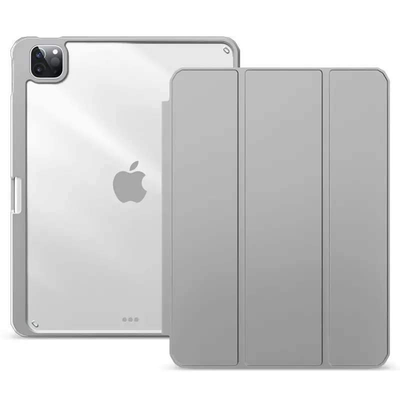 Funda personalizada para iPad de 6ª generación Pro 11 DE 12,9 pulgadas, carcasa transparente con tapa trasera, carcasa delgada para iPad de 10ª generación 2022