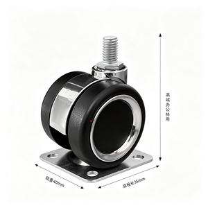 Glass Fiber Nylon Core Reinforced Injection Molded Strong Hub One Piece Build Reinforced Furniture Caster Wheels Top Pick - Product Image 3