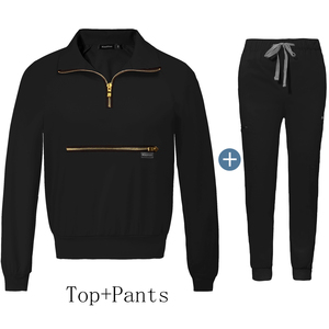 Phong cách thoải mái điều dưỡng tẩy tế bào chết-đồng phục cho y tá chăm sóc sức khỏe nhân viên điều dưỡng đồng phục với túi dài tay áo chà đồng phục - Product Image 1