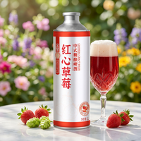 Vente en gros usine – Bière artisanale populaire en bouteille de 1L – Liqueur de fraise Kingstar Redhearted aux herbes – Pour détaillants et distributeurs
