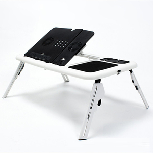Portable Multi-function with Fan Cooling <strong>Foldable</strong> Laptop <strong>Desk</strong> Lazy Bed Office <strong>Small</strong> <strong>Desk</strong> - Product Image 5