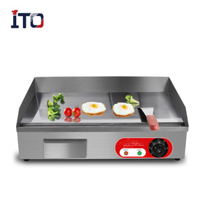 Equipement de cuisine professionnelle Plaque de cuisson électrique Acier inoxydable Chromage <span class=keywords><strong>Plancha</strong></span> à vendre - Product Image 2
