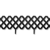 Bordure décorative en treillis de diamants