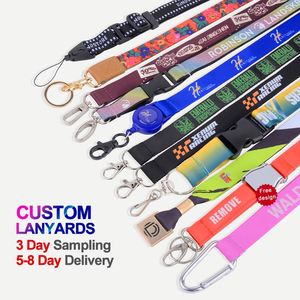 High Quality Personalized Custom logo Aviation Neck Strap Silk Screen Printed <b>Polyester</b> Airline Air <b>Lanyard</b> for Staff - Product Image 4