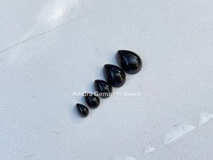 อัญมณีหลวมลูกแพร์สีดำที่สง่างามสำหรับทำเครื่องประดับต่างหูและจี้ที่ออกแบบได้ตามต้องการ - Product Image 6