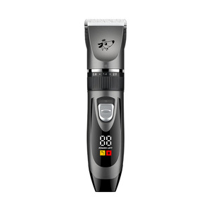 Cortadora de pelo para mascotas con pantalla digital recargable para perros grandes, recortadora de pelo profesional, funcionamiento silencioso - Product Image 2