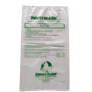 Bolsas de válvula de polietileno de plástico transparente de dos capas de 25kg PE para embalaje de pellets de - Product Image 1