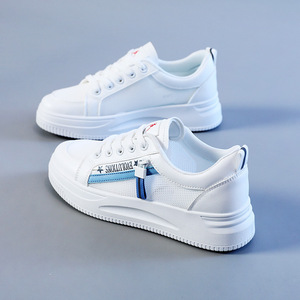 Zapatillas Deportivas Casuales de Mujer con Cordones, Suela Gruesa, Color Negro, Novedad de Verano, Venta al Por Mayor - Product Image 5