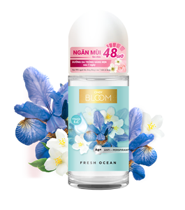 Loción en Roll-on de Larga Duración (36 Meses) CINDY BLOOM - Océano Fresco (50ml) Protección contra el Olor con Iones de Plata Unisex - Product Image 1