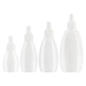 زجاجة بلاستيكية صغيرة الحجم 10 ، 20 ، زجاجات بلاستيكية ناعمة تعمل باللمس hdpe