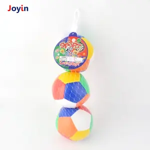 Jogo de 12 bolas de camurça coloridas para atividades internas/externas de 3,5 polegadas, brinquedo de bola de futebol esportiva de couro macio desenho animado