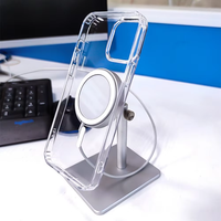 Funda Magnética Transparente para Teléfono PC para iPhone 16 15 14 13 12 11 Pro Max, Cubierta Transparente Antiamarilla a Prueba de Golpes con Caja de Empaque