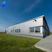 Nave Industrial Prefabricada de Acero de Gran Envergadura, Construcción Duradera para Fábrica o Planta