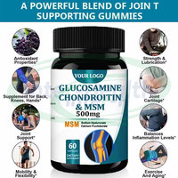 Ausreson OEM Halal Glucosamine et Chondroïtine Sulfate Comprimés pour le Soutien Articulaire Suppléments de Santé MSM Glucosamine Chondroïtine Comprimés